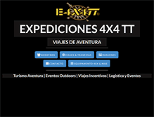 Tablet Screenshot of expediciones4x4.com